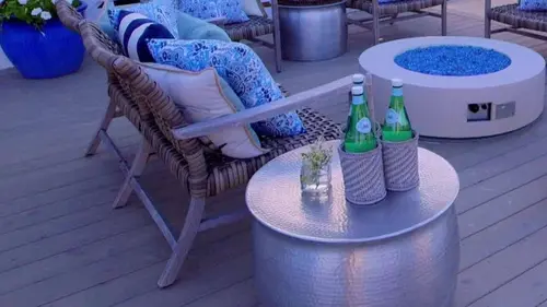 Réno à la plage Nouvelle terrasse sur le canal