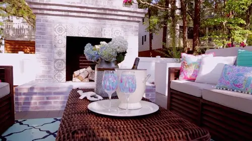 Réno à la plage Un superbe salon d'extérieur