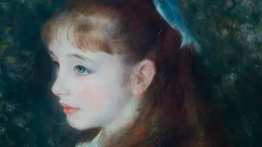 Renoir et la petite fille au ruban bleu