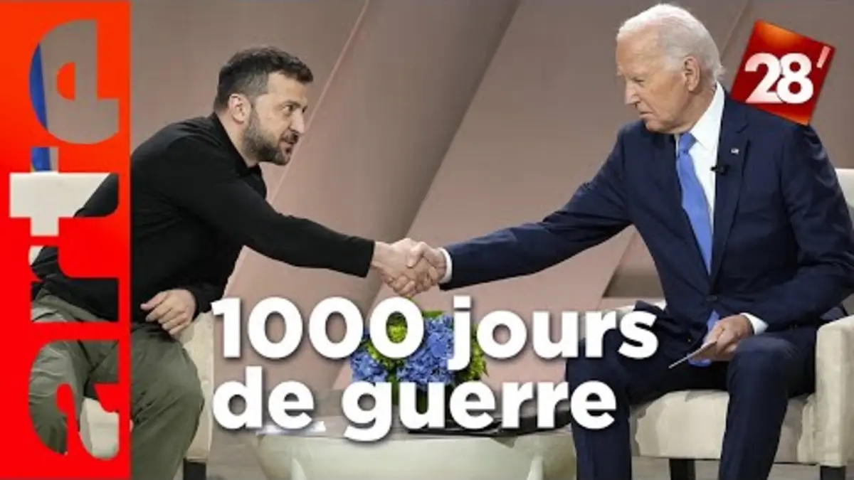 replay de 1 000 jours de guerre Russie-Ukraine : dernières salves avant négociations ? | 28 minutes | ARTE