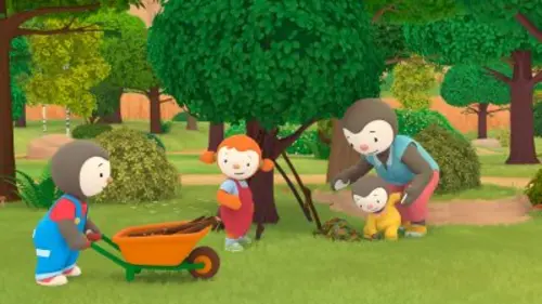 T'choupi à la campagne S01E03 1, 2, 3, Cabane