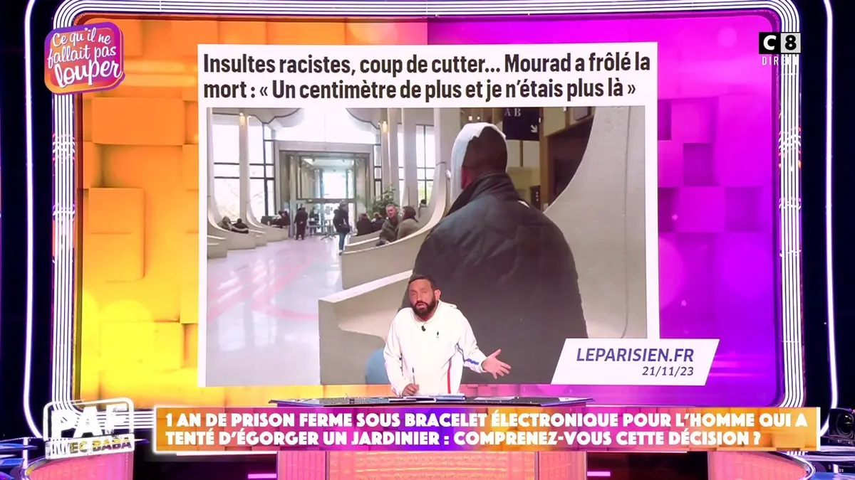replay de 1 an de prison ferme sous bracelet électronique pour l'homme qui a tenté d'égorger un jardinier