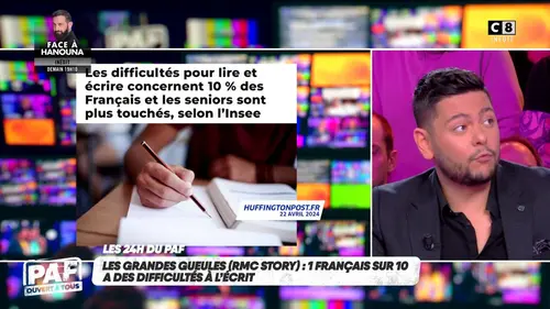 replay de 1 Français sur 10 a des difficultés à l'écrit !