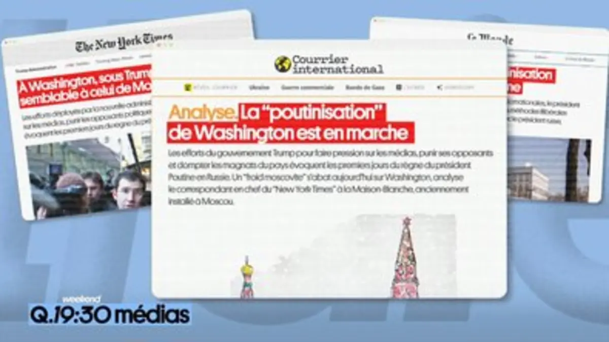 replay de 19h30 Médias - Nouvelle politique à la Maison-Blanche : Donald Trump fait le ménage dans les médias