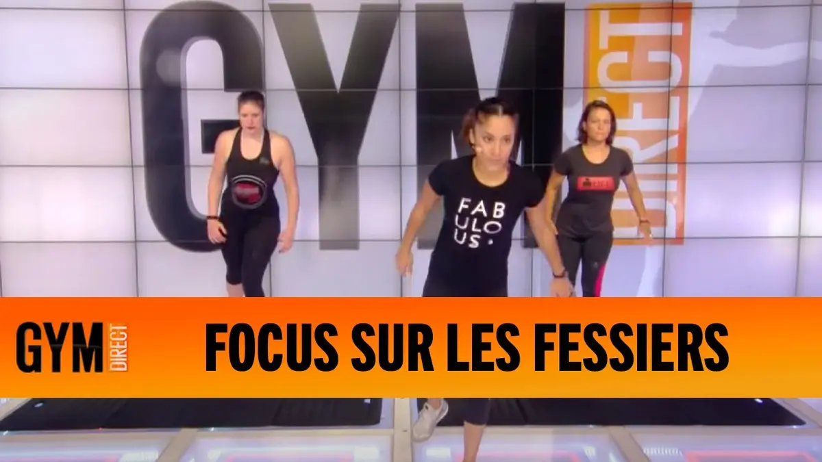 replay de 25 minutes d'un cours uniquement pour les fessiers - Gym Direct