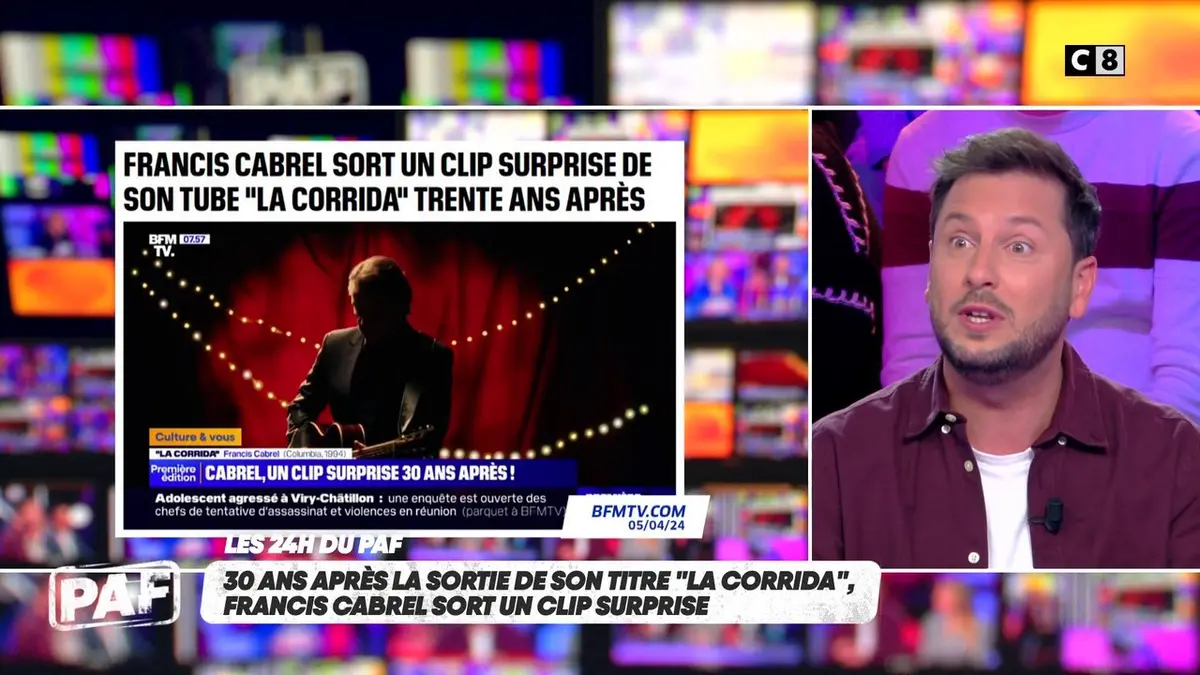 replay de 30 ans après la sortie de son titre "La corrida", Francis Cabrel sort un clip surprise !