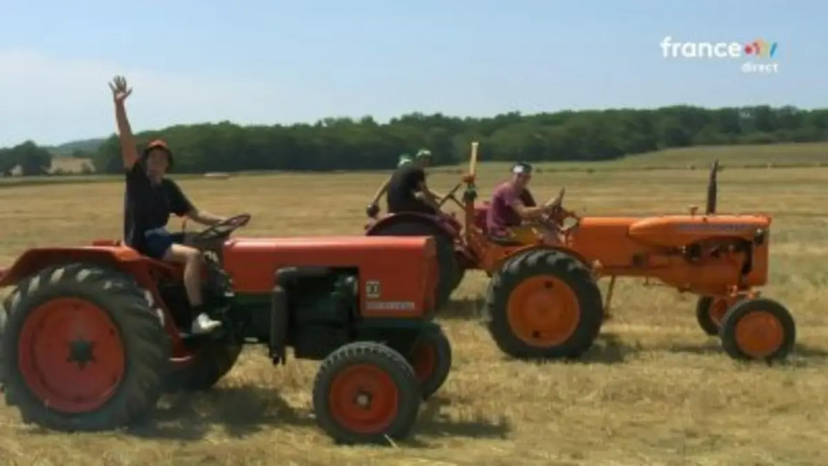 5e étape - Les tracteurs sont de sortie