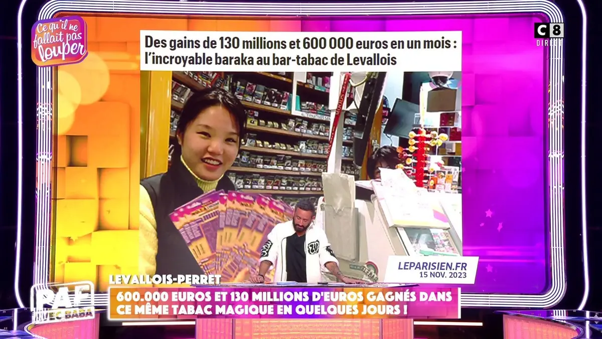 replay de 600 000 et 130 millions d'euros gagnés... dans un même tabac en quelques jours !