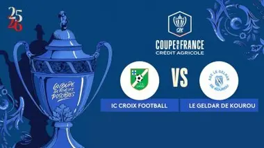 8e Tour de coupe de France de Football 2025 IC Croix Football - Le Geldar de Kourou