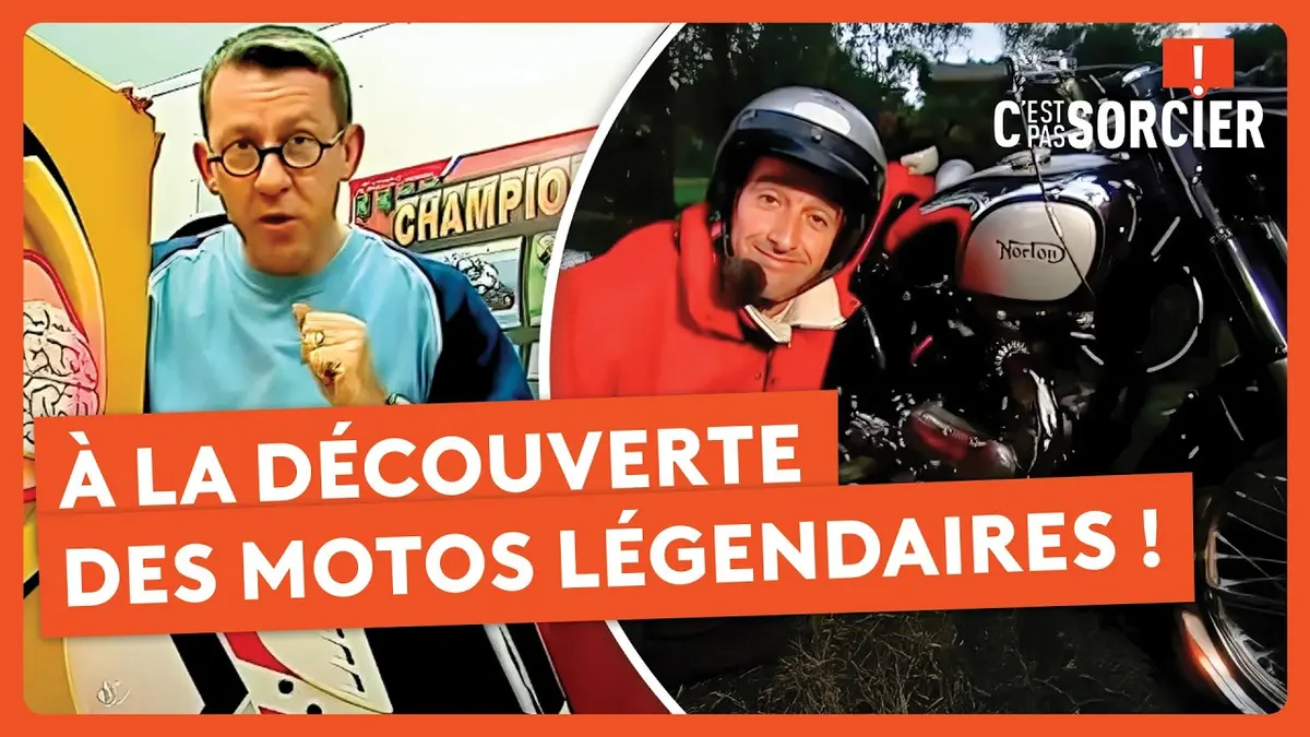 replay de À la découverte des motos légendaires ! - C'est pas sorcier