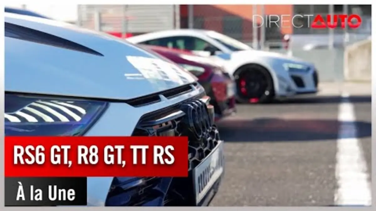 replay de À la Une - RS6 GT, R8 GT, TT RS : les mythes tirent leur révérence !