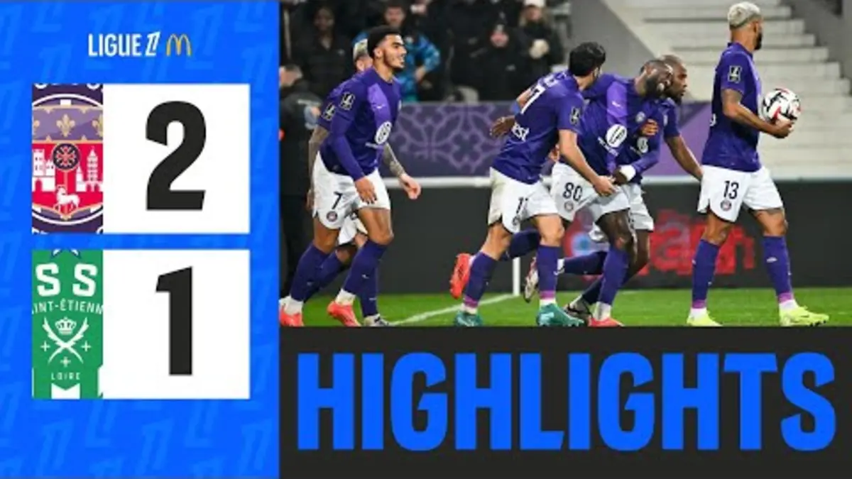 replay de Aboukhlal OFFRE 3 points à Toulouse contre Saint-Étienne | 15ème journée - Ligue 1 McDonald's 24/25