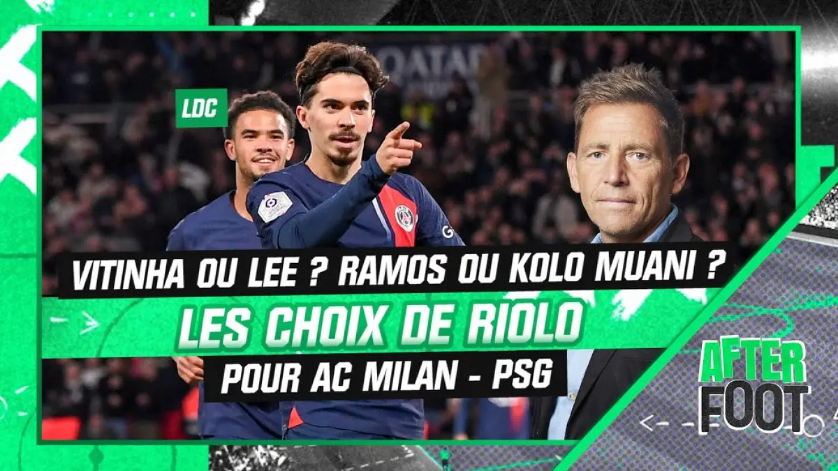 replay de AC Milan - PSG : Vitinha ou Lee ? Ramos ou Kolo Muani ? Riolo a fait ses choix