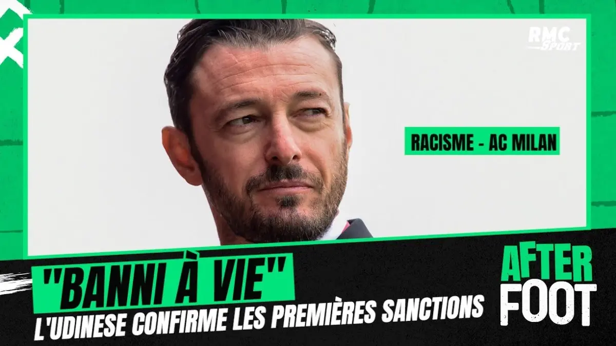 replay de AC Milan - Racisme : "Banni à vie" Balzaretti confirme les sanctions de l'Udinese dans l'After Foot