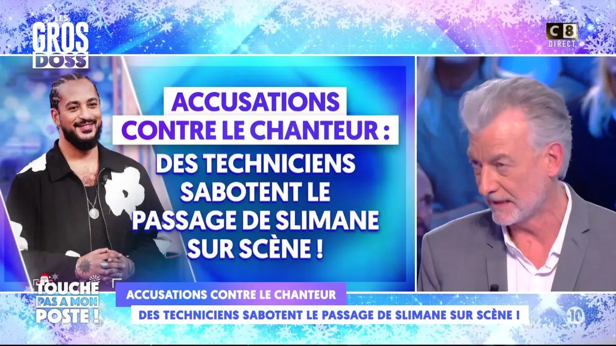 replay de Accusations contre Slimane : des techniciens sabotent le passage du chanteur sur scène