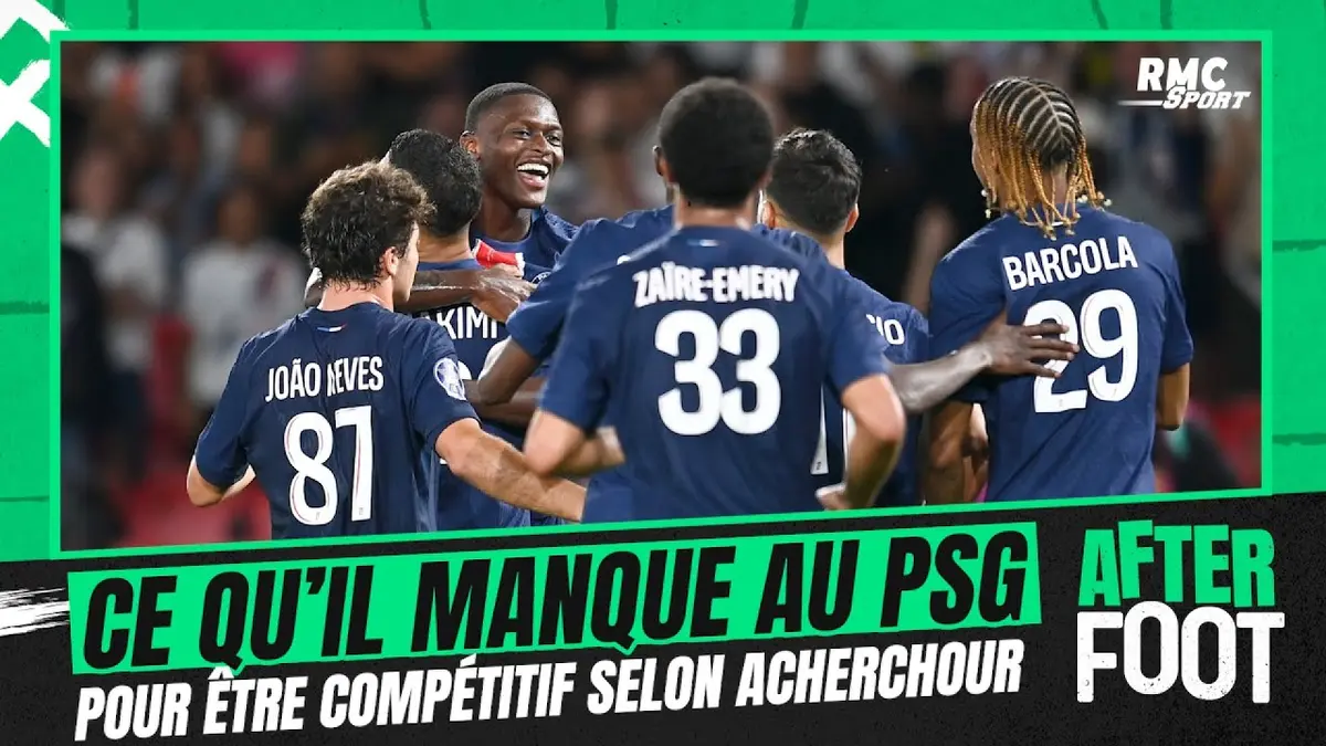 replay de Acherchour explique ce qu'il manque au PSG pour être compétitif cette saison