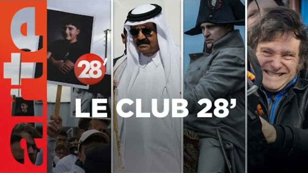 replay de Ado poignardé dans la Drôme, soft power du Qatar, Black Friday… : Le Club 28’ ! - 28 Minutes - ARTE