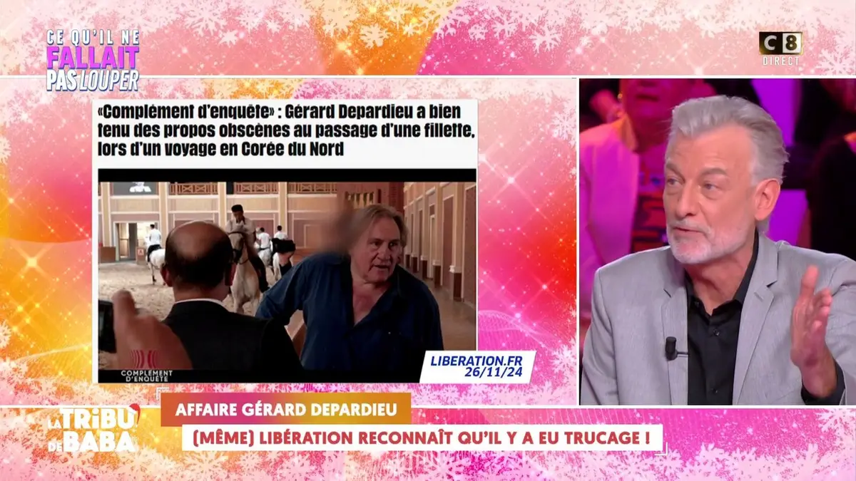 replay de Affaire Gérard Depardieu : "Libération" reconnaît qu'il y a eu trucage
