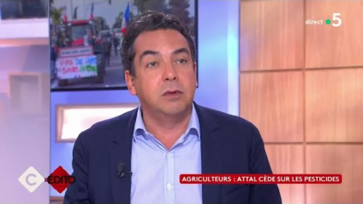 replay de Agriculteurs : Attal cède sur les pesticides - L’Édito - C à vous - 01/02/2024