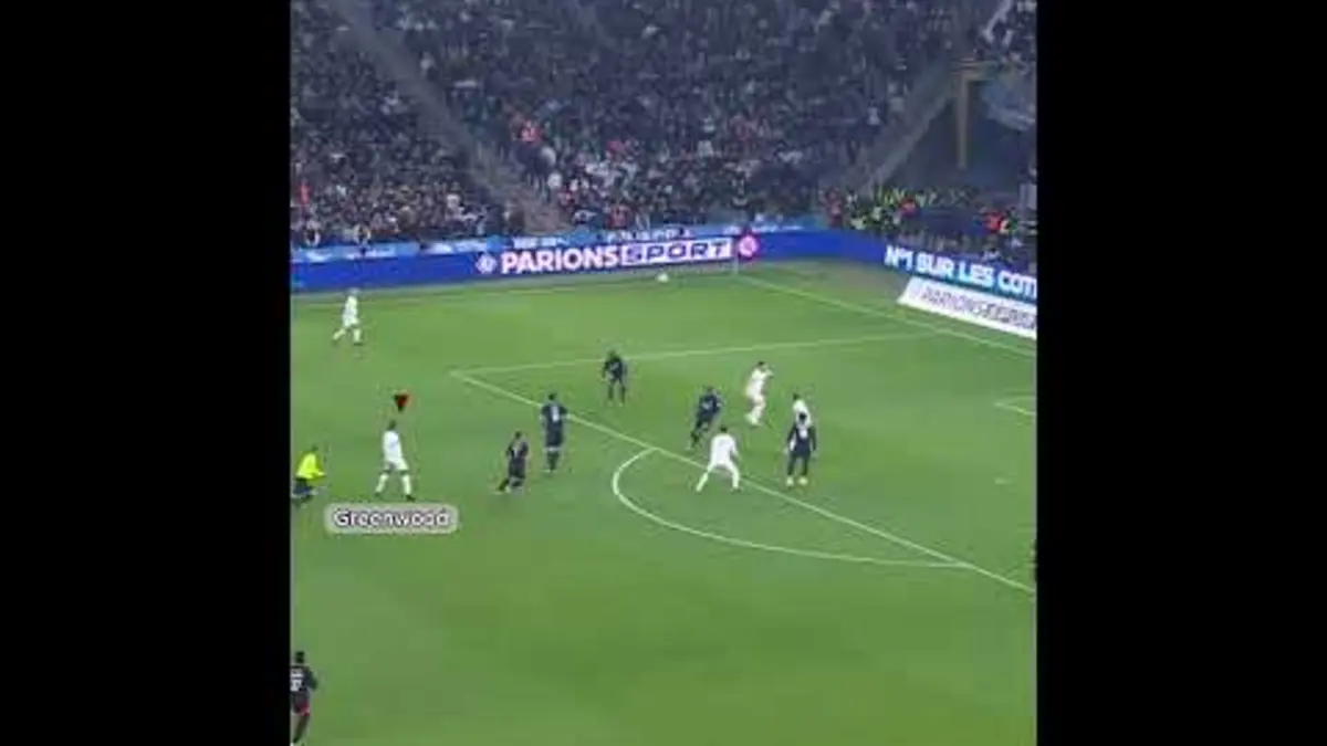 replay de Amazing pass by Greenwood, amazing goal by Marseille ? #Ligue1 #Ligue1McDonalds #om #marseille