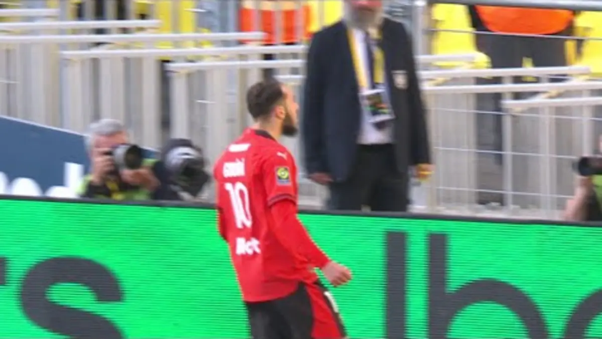 replay de Amine Gouiri parachève la victoire rennaise à Nantes dans le derby !