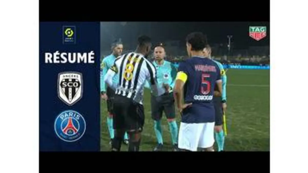 replay de ANGERS SCO - PARIS SAINT-GERMAIN (0 - 1) - Résumé - (SCO - PSG) / 2020-2021