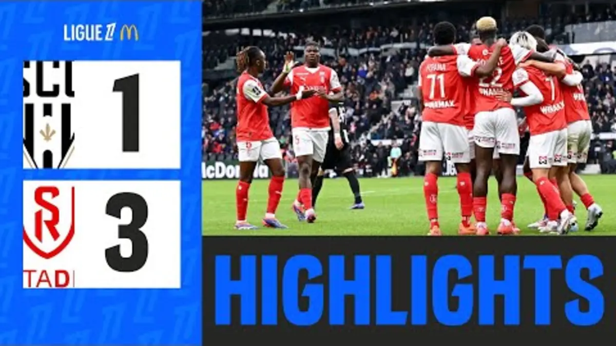 replay de ANGERS SCO - STADE DE REIMS (1-3) - 6ème journée - Ligue 1 McDonald's 24/25