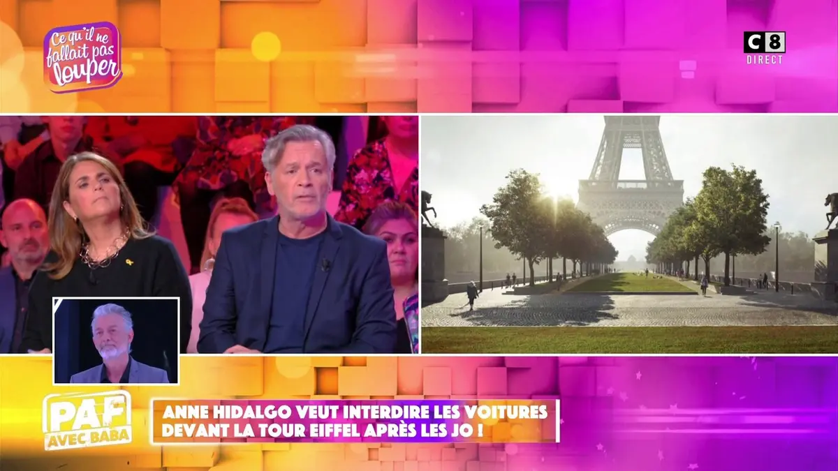 replay de Anne Hidalgo interdira la voiture devant la Tour Eiffel après les J.O. !