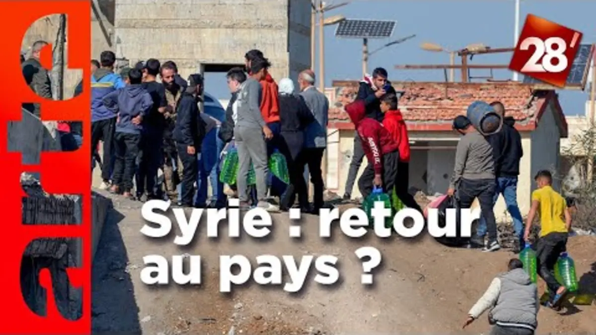 replay de Après la chute du régime, l’heure du retour au pays pour les réfugiés syriens ? | 28 minutes | ARTE