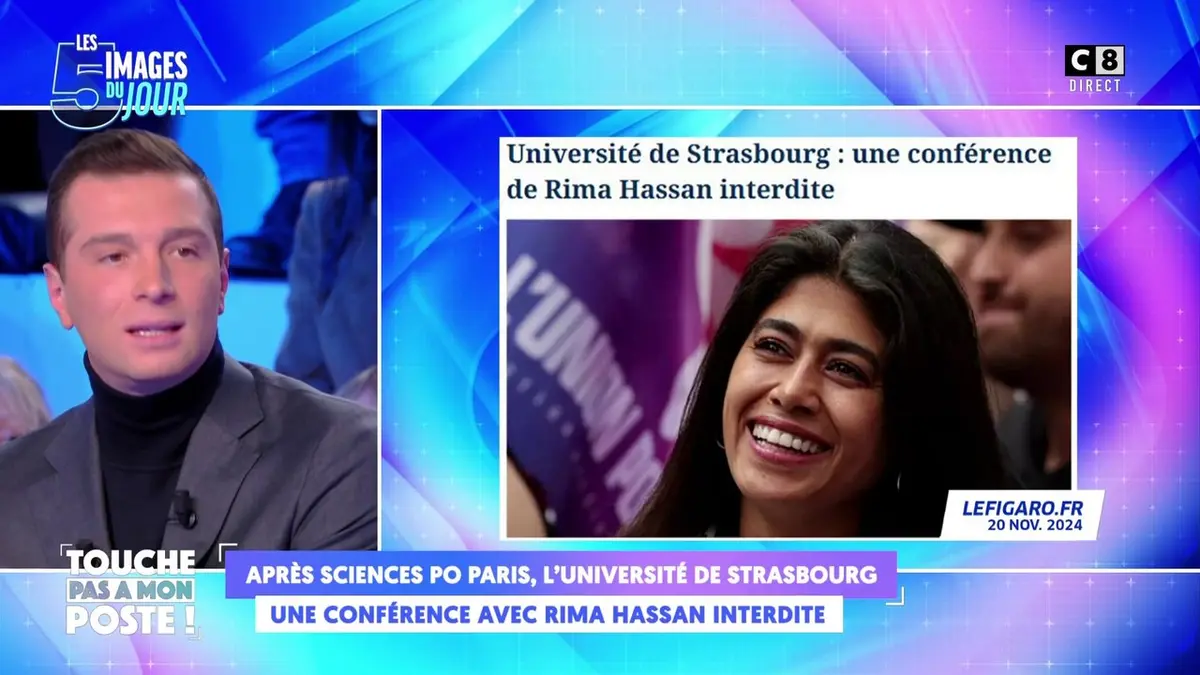 replay de Après Sciences Po Paris, l'Université de Strasbourg : une conférence avec Rima Hassan interdite