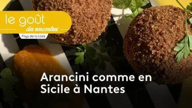 Arancini comme en Sicile au fromage nantais