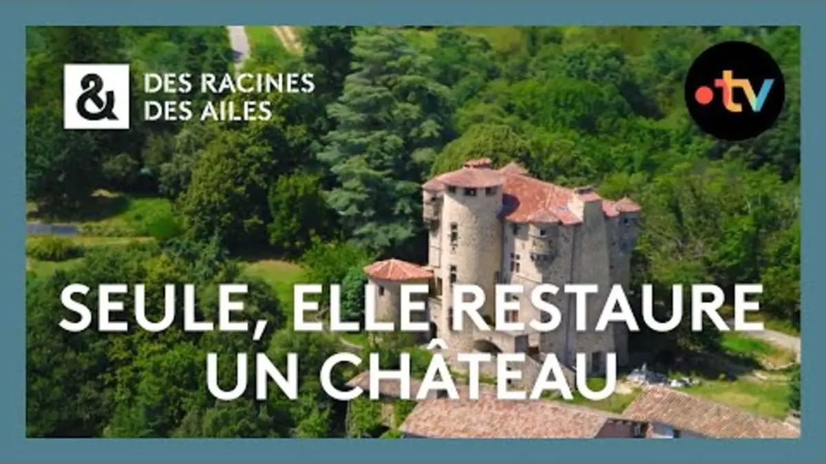 replay de Ardèche : cette femme restaure seule le château de Hautségur