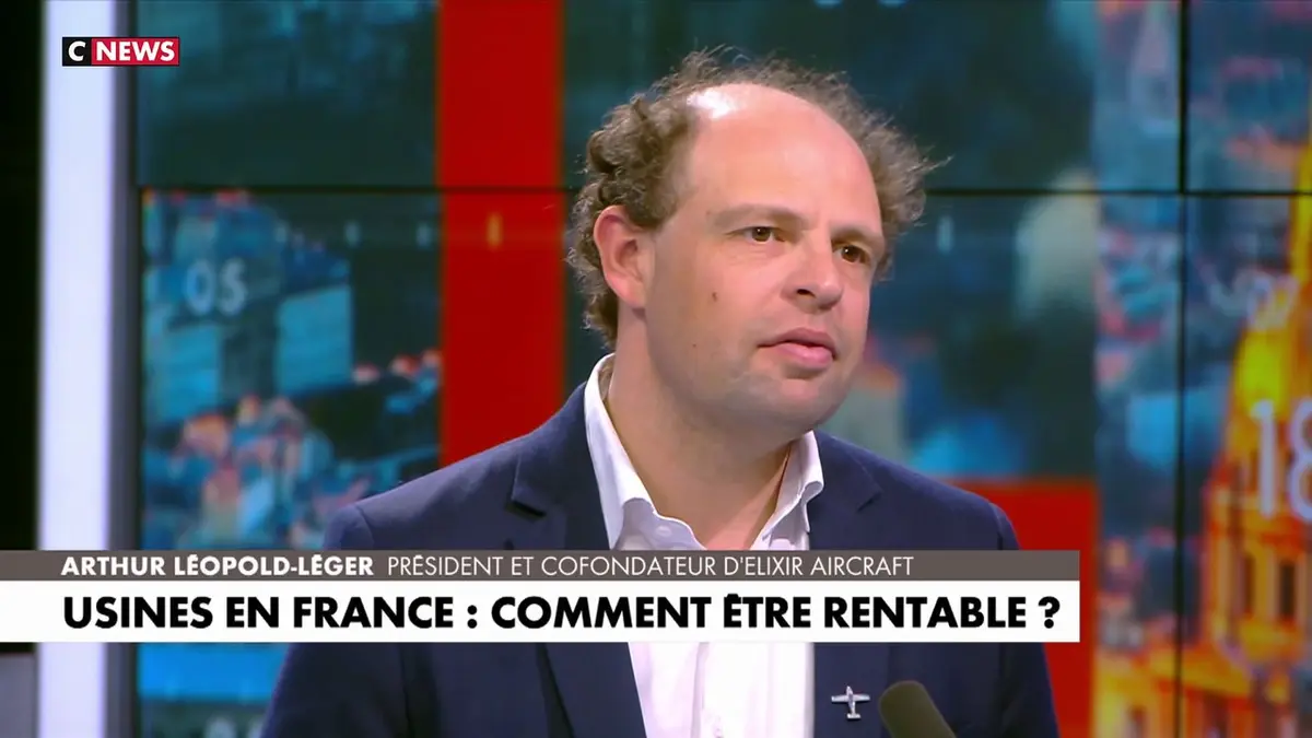 replay de Arthur Léopold-Léger (Elixir Aircraft) : L'Hebdo de l'Éco (Émission du 12/04/2024)
