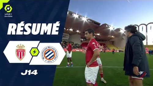replay de AS MONACO - MONTPELLIER HÉRAULT SC (2 - 0) - Résumé - (ASM - MHSC) / 2023-2024