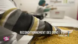 Au coeur des Restos du Coeur - Reconditionnement des dons Esat