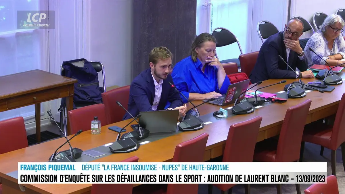 replay de Audition à l'Assemblée nationale - Audition de Laurent Blanc : défaillances au sein des structures sportives françaises