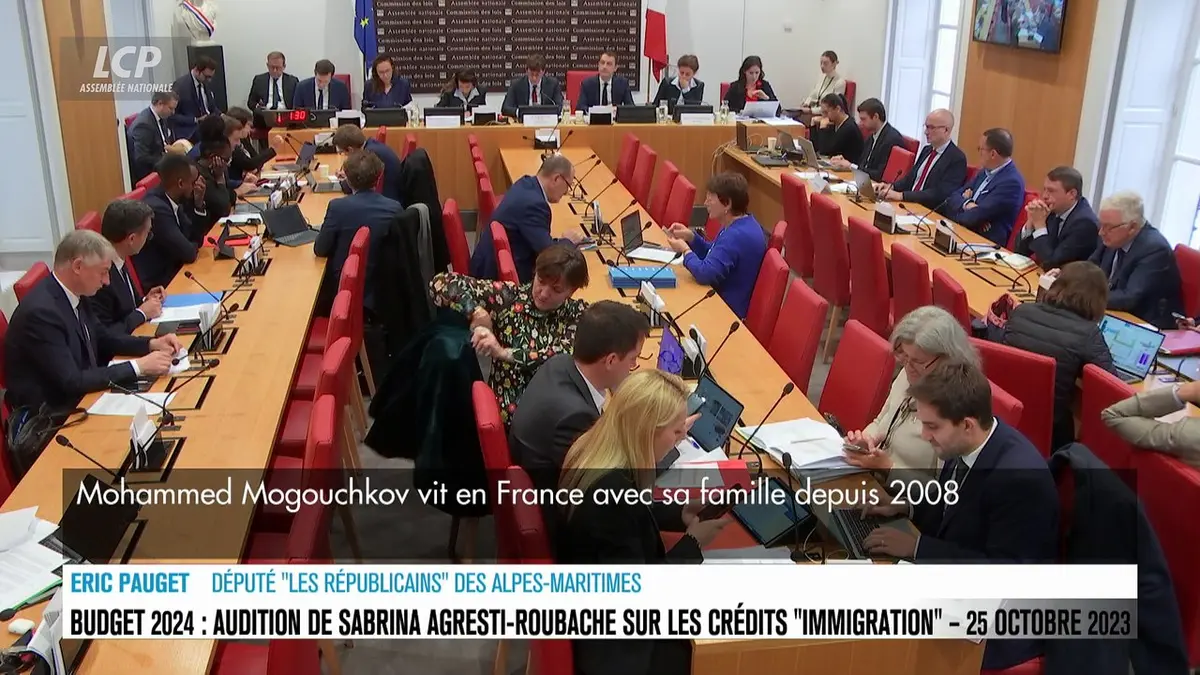 replay de Audition à l'Assemblée nationale - Budget 2024 : audition de Sabrina Agresti-Roubache sur les crédits « immigration »