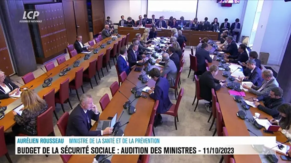 replay de Audition à l'Assemblée nationale - Budget de la sécurité sociale : audition des ministres