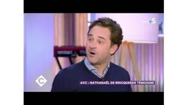 AVC : Nathanael de Rincquesen témoigne - C à Vous - 30/10/2019