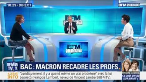 replay de Bac: Emmanuel Macron recadre les profs