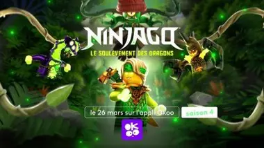 Bande Annonce - Ninjago le soulèvement des dragons le 26 mars sur l'appli Okoo