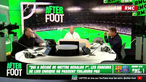 replay de Barça-PSG : "Qui a décidé de mettre Beraldo ?", les erreurs de Luis Enrique ne passent toujours pas