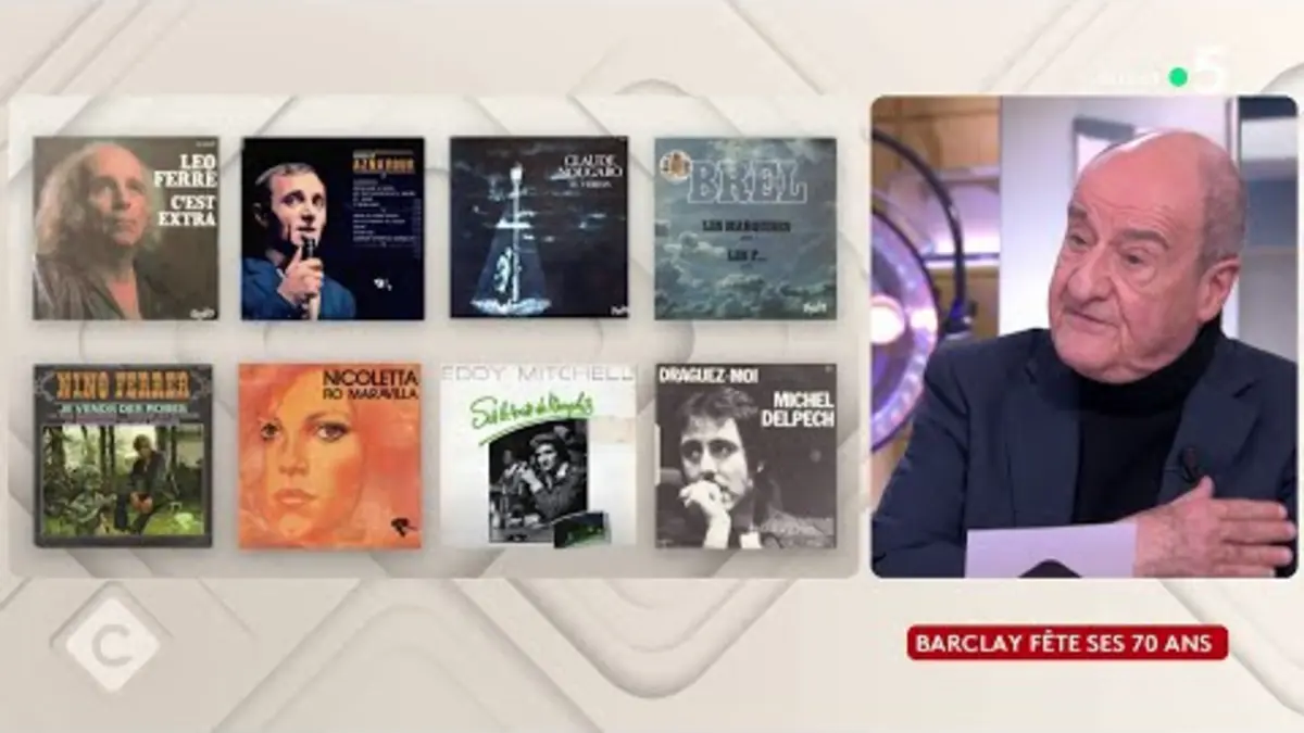 replay de Barclay fête ses 70 ans - L’Œil de Pierre Lescure - C à vous