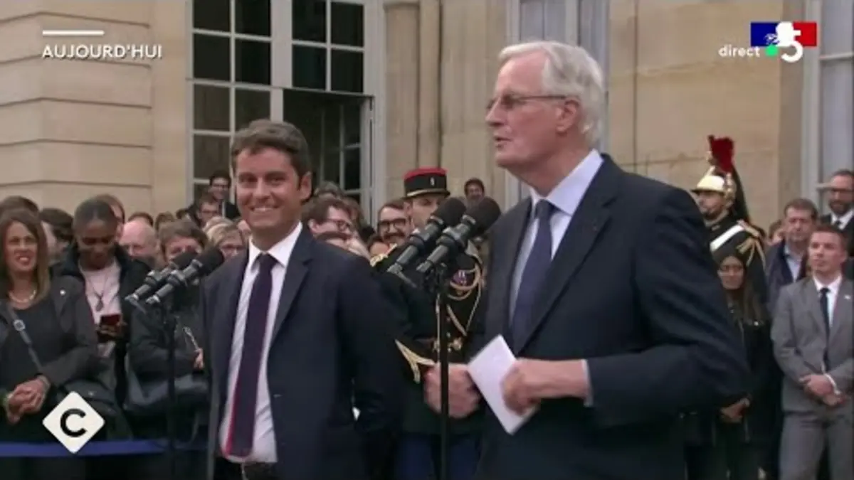 replay de Barnier/Attal : les coulisses de la journée - La Story - C à Vous - 05/09/2024