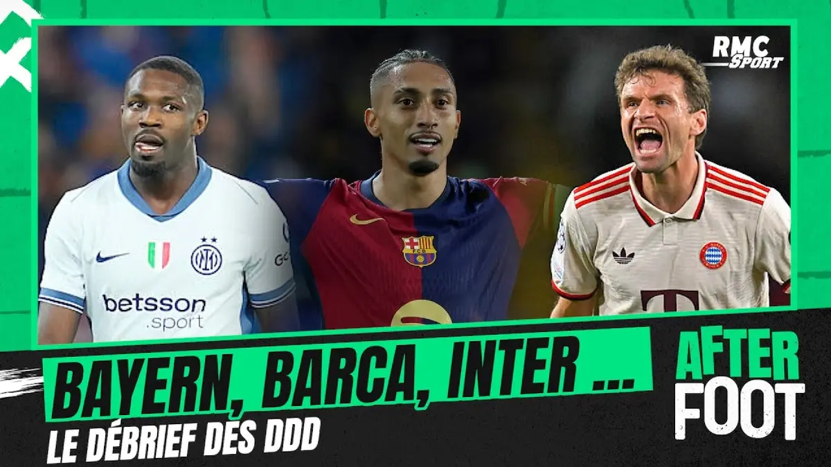 replay de Bayern, Barcelone, Inter ... Le débrief de la soirée de Ligue des champions avec les DDD
