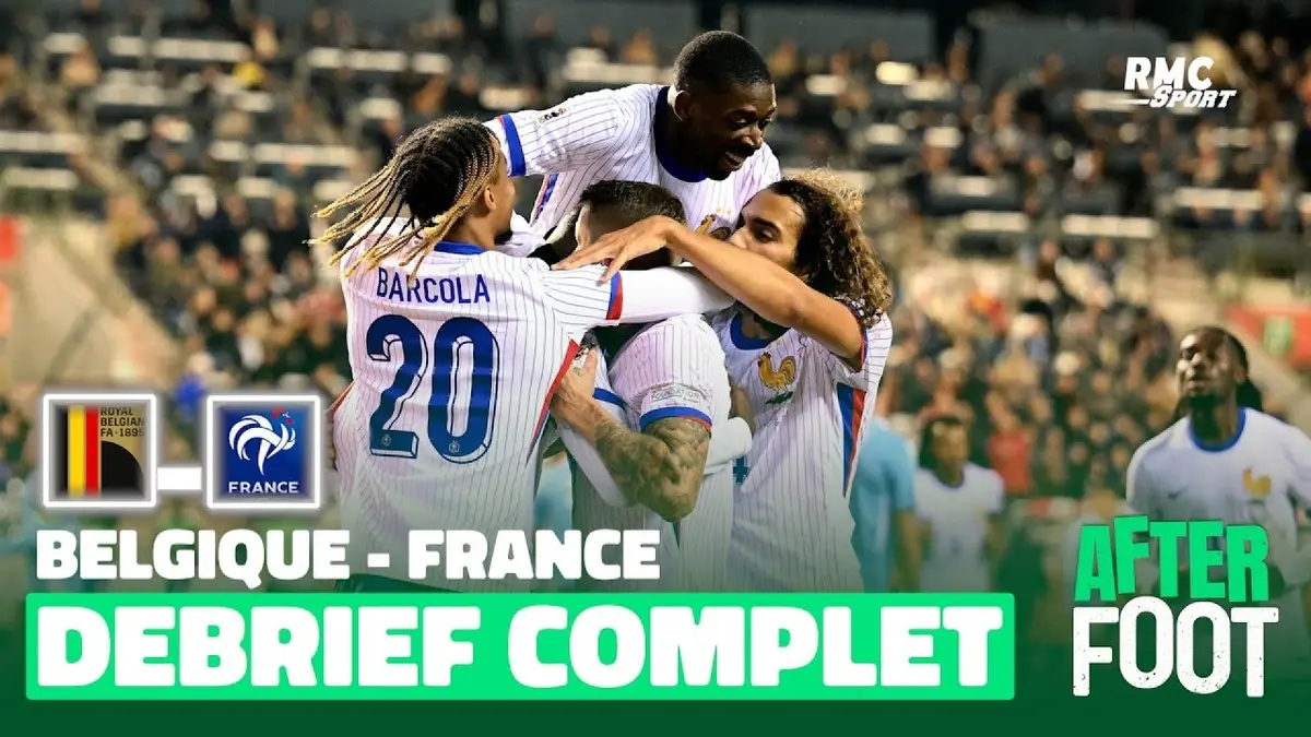 replay de Belgique 1-2 France : L’After Foot fait le débrief complet de la petite victoire française