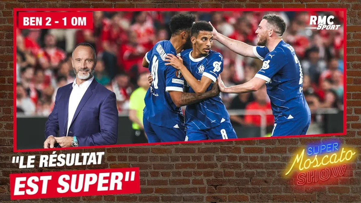 replay de Benfica 2-1 OM : "Le résultat est super" estime Di Meco