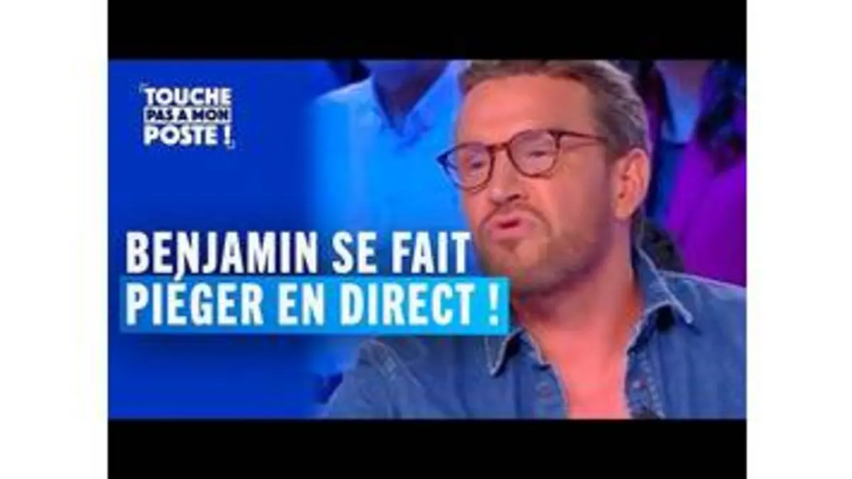 replay de Benjamin Castaldi piégé par un comédien en direct dans TPMP !