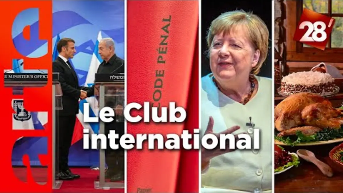 replay de Benjamin Netanyahu, apologie du terrorisme, Thanksgiving : Le Club international | 28 minutes | ARTE