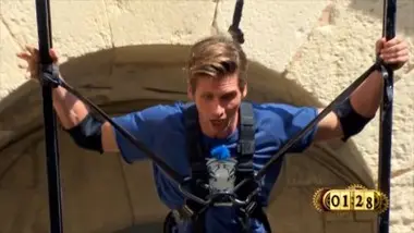 Benoît Dubois sur le trapèze